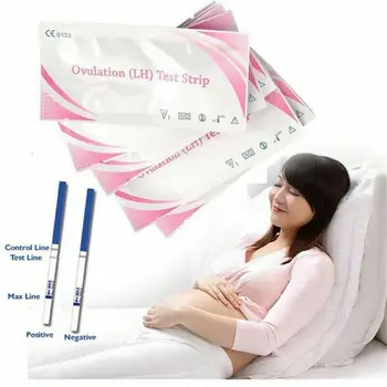 

20pcs/50pcs Women LH Ovulation Test Paper Strip Urine Predictor Fertility Stick Private
