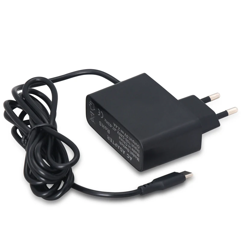 For Switch Charger Type-C for Switch NS Game Console Charger Wall AC Adapter Charging Power Supply Home Travel Use