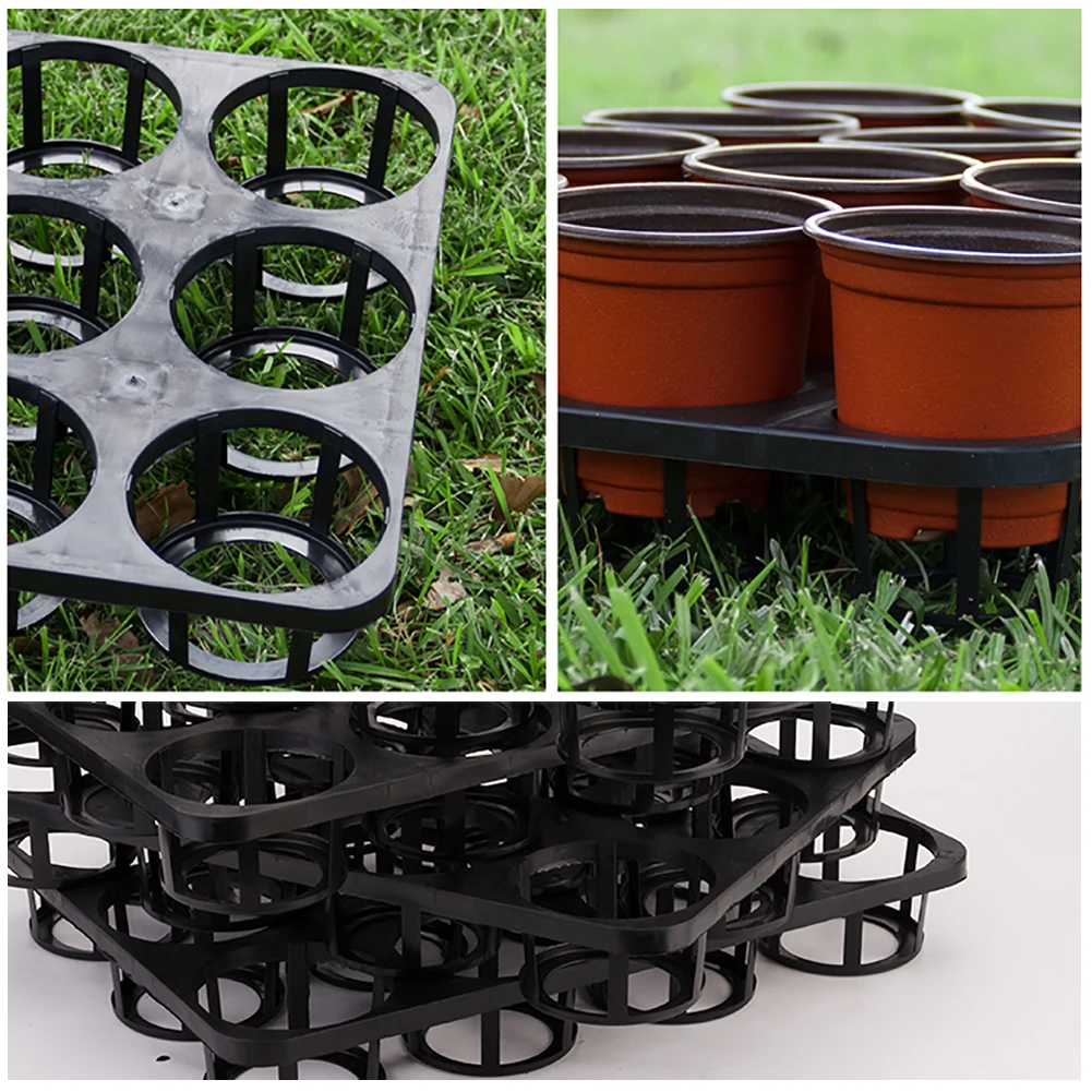 4 PCS Plate Nursery Pots 12/15 Holes Plastic Greenhouse Cell Seed Starter Tray For Planting Seedlings Propagation Germination