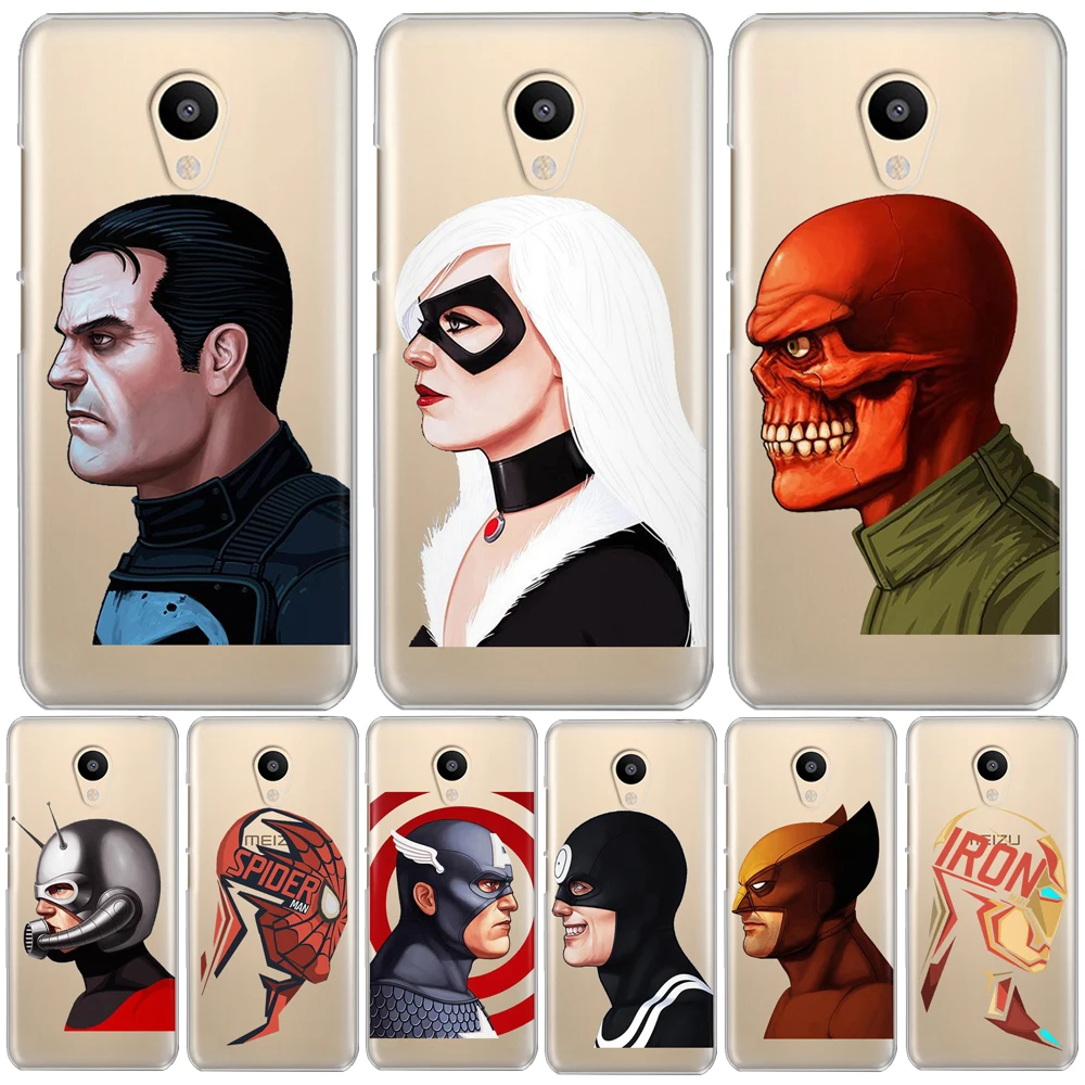 

Witch hero head DC For Meizu M6 Note M5S 5C M3s 3 M5 Note Pro6 U10 U20 Soft silicone TPU Cover Case Coque Etui funda Phone shell