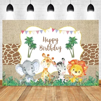 

Yeele Baby Show Animals Birthday Party Photocall Photography Backgrounds Customized Photographic Backdrops For Photo Studio