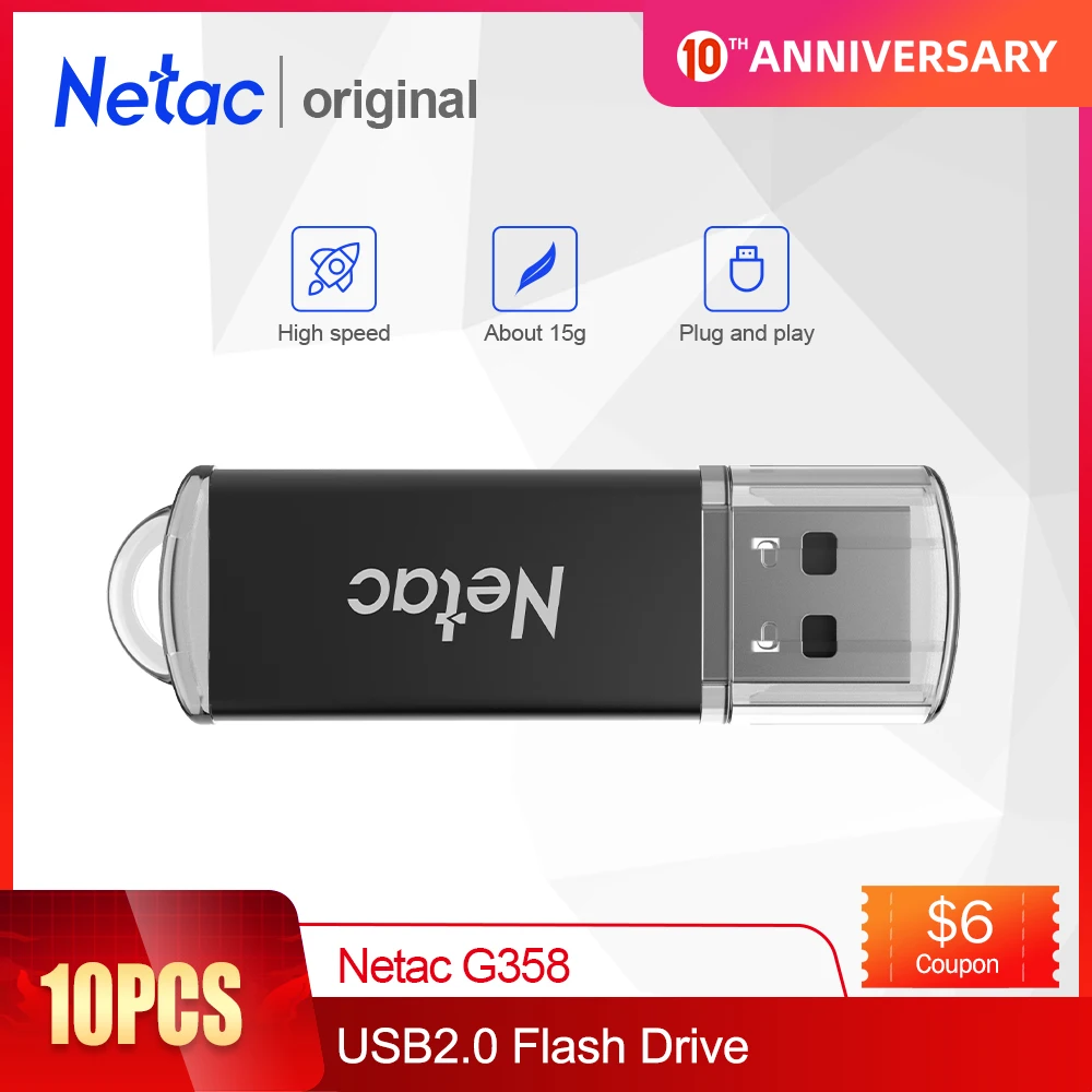 

Netac Metal USB Flash Drive 8GB 16GB Pendrive Cle USB Flash Memoria High Speed USB 2.0 Flash Disk Pen Drive Memory Stick G358