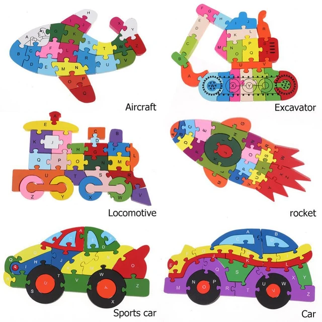 Brinquedo Educativo Quebra-cabeça Infantil - Carro