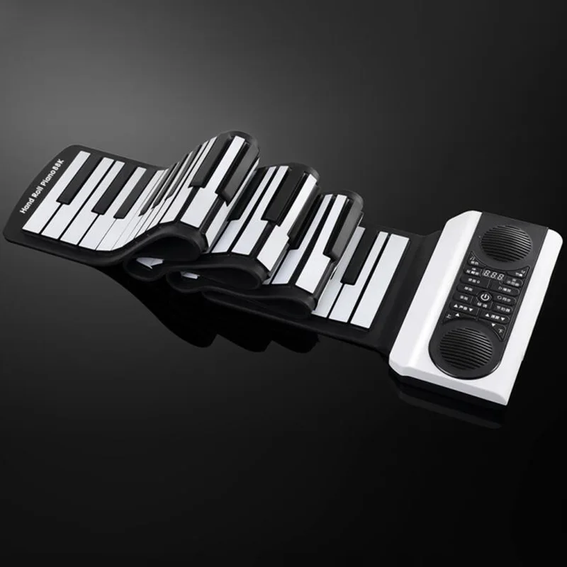  Xiaomi Youpin Vvave 61/81 KeysSound Floating Hand Roll Portable Roll-Up Electronic Piano 128 Rhythm