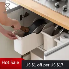 Cucina Utile Speciale Scatola di Immagazzinaggio Puleggia Copertura del Pot di Plastica Scaffale Utensili Da Cucina Bianco Scatola di Immagazzinaggio Spezie Piatto Rack di Stoccaggio Scaffale