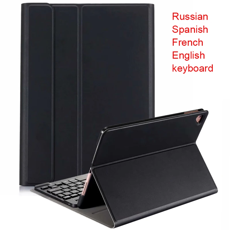 Новый чехол с беспроводной клавиатурой для Apple iPad 9 7 Air 1 2 Pro дюймов Bluetooth русской