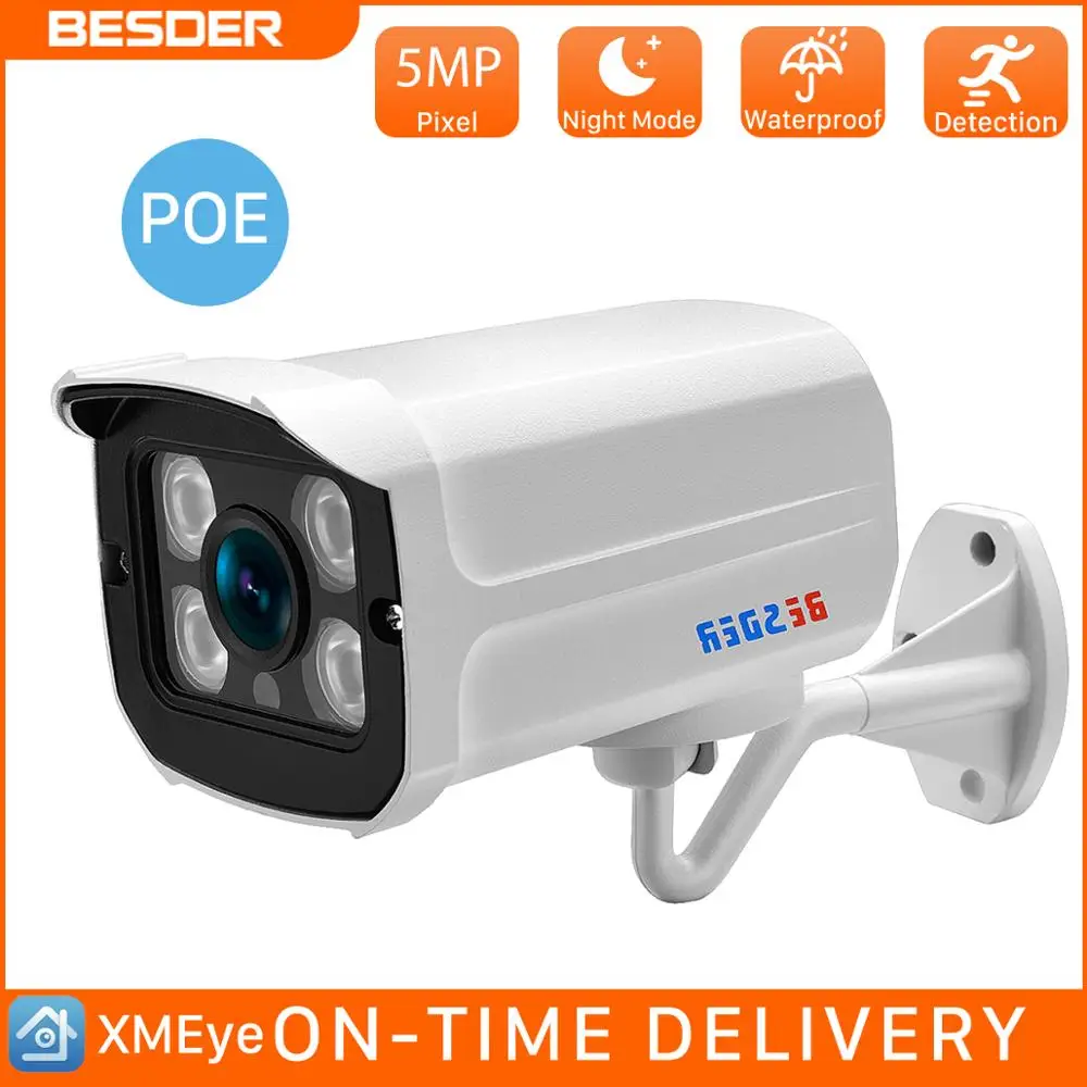 BESDER 1080 P/960 P/720 P Onvif Пуля IP камера безопасности Открытый обнаружения движения RTSP CCTV