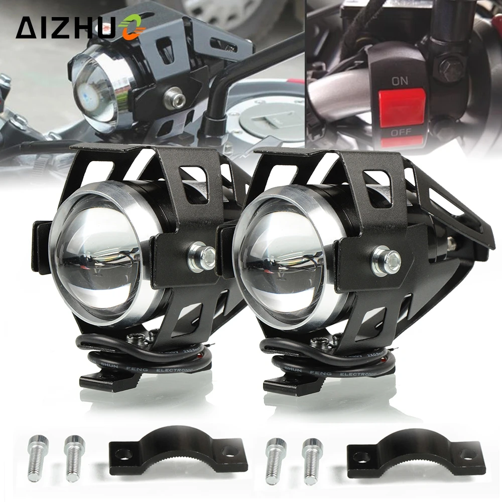 

Motorcycle Headlights U5 Headlamp Spotlights Fog Head Light For HONDA CR125R CR250R CR 125 250 R VFR400 VFR750 VFR800 VFR1200/F