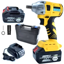 88VF 10000 мАч бесщеточный Аккумуляторный ударный электрический гайковерт 520 Н. М крутящий момент 1/" торцевой ключ электроинструмент для домашнего автомобильного колеса