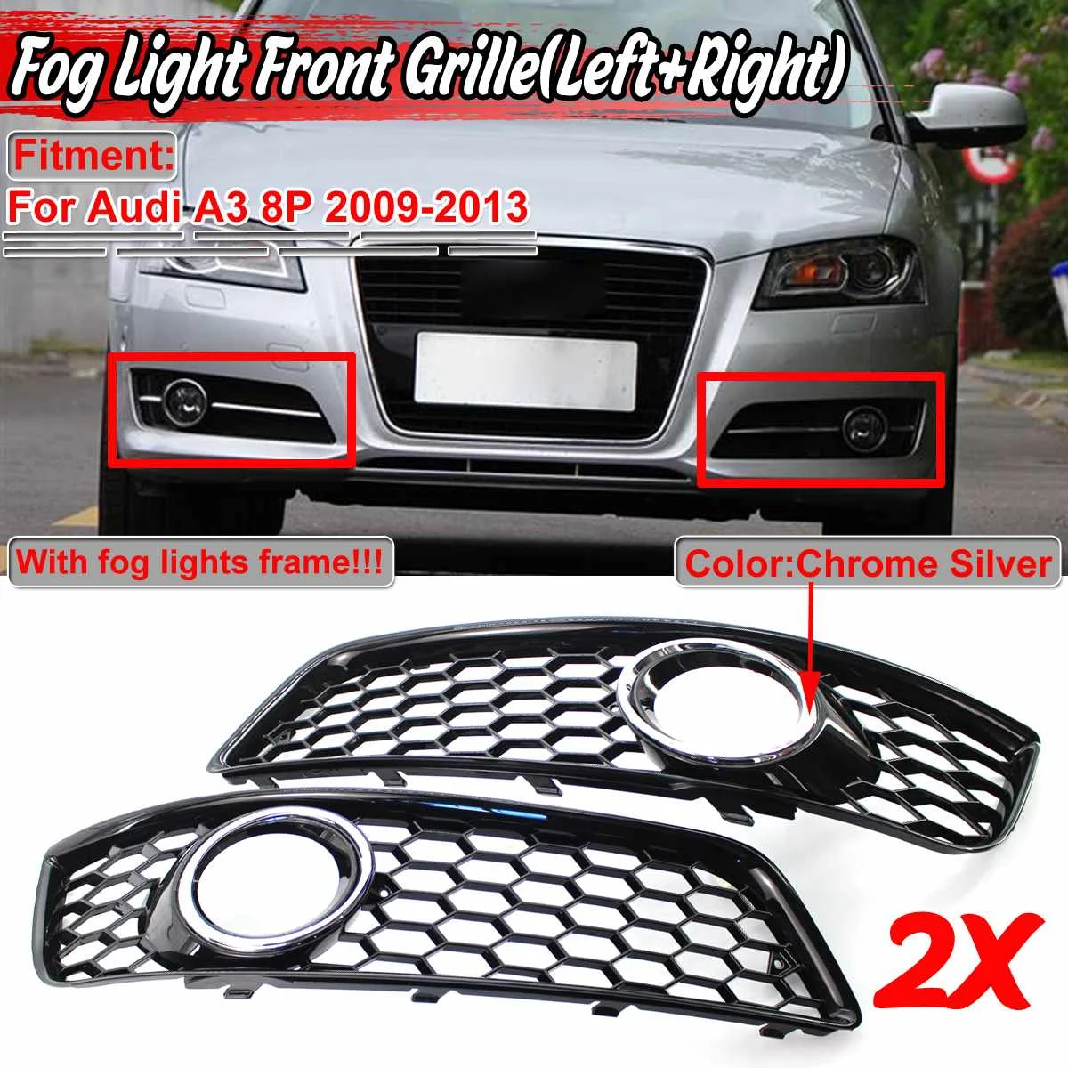 Audi A3 8P Grille, 42 OFF