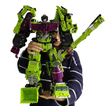 NBK 3349 변환 장난감 파괴자 6in1 결합기 로봇 액션 영화 피규어 모델 ABS 42cm 대형 변형 자동차
