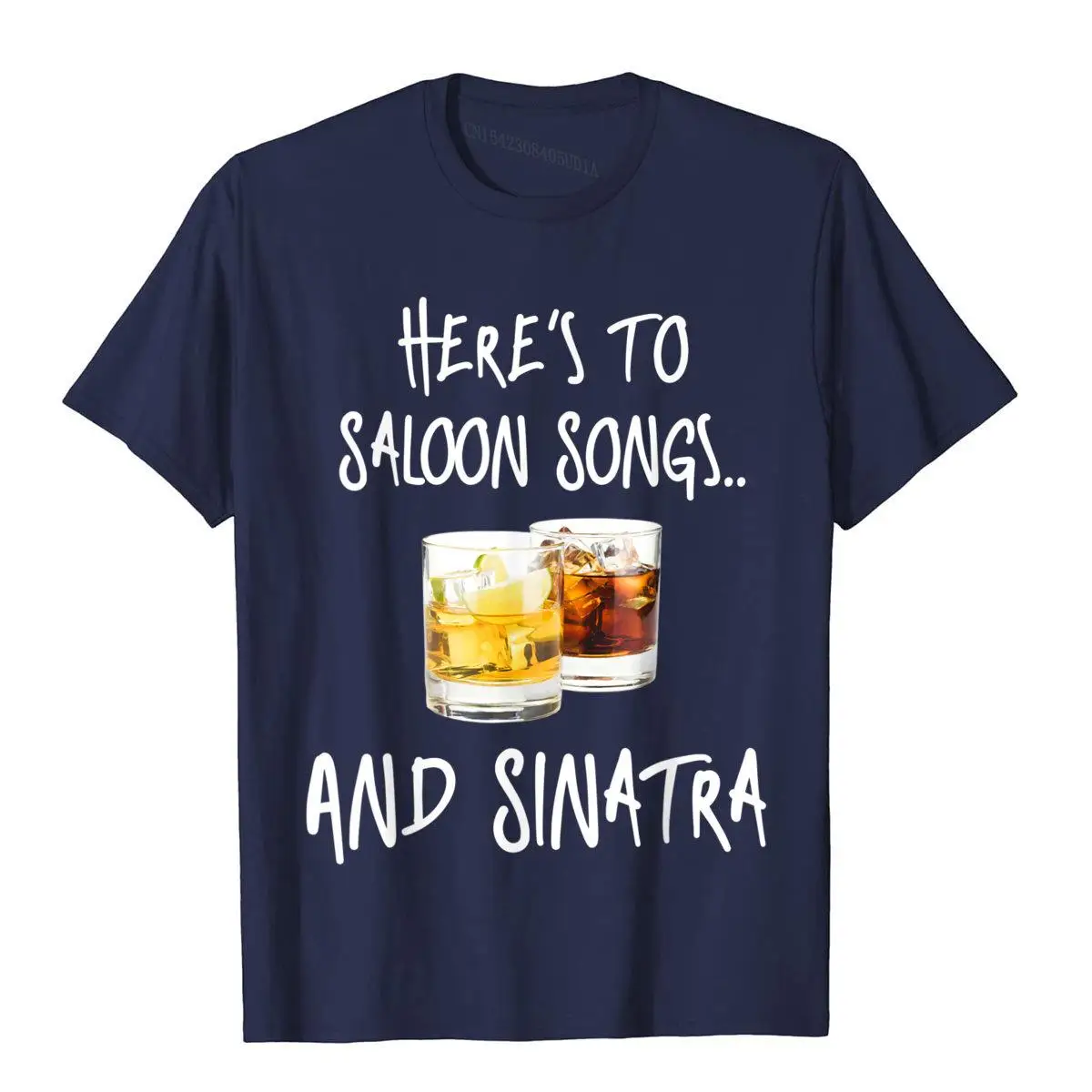 Saloon Songs Sinatra T-Shirt__B13088navy