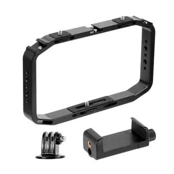 

Handheld Video Rig Filmmaking Vlogging Cage Holder for DJI Osmo Action SLR stabilizer dual handheld camera bracket