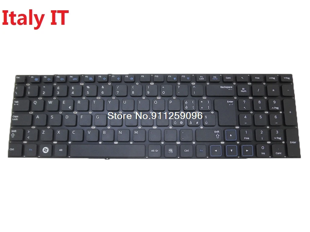 Laptop Keyboard For Samsung NP300E7A NP305E7A 300E7A 305E7A Brazil BR Italy IT Without Frame