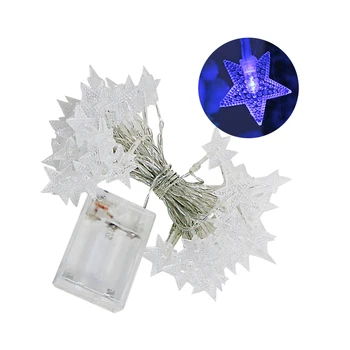 

Holiday Garland globe led star string light Christmas light patio lights for garden wedding decoration