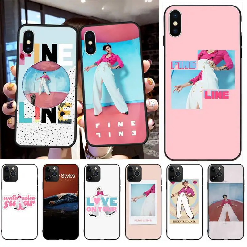

Harry Styles Love On Tour 2020 Fine Line Soft Silicone Phone Case for iPhone 11 pro XS MAX 8 7 6 6S Plus X 5S SE 2020 XR case