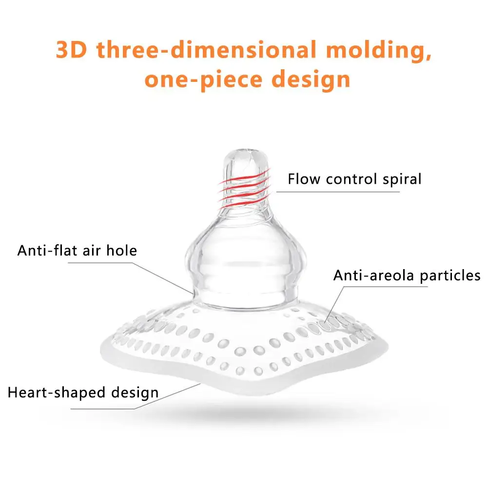Прозрачная защитная крышка для сосков, стильная соска, силиконовая подушка для груди, многоразовые аксессуары для кормления беременных женщин