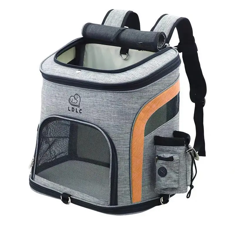 Dog Bag Breathable Dog Backpack Large Capacity Cat Carrying Bag Portable Outdoor Travel Pet Carrier