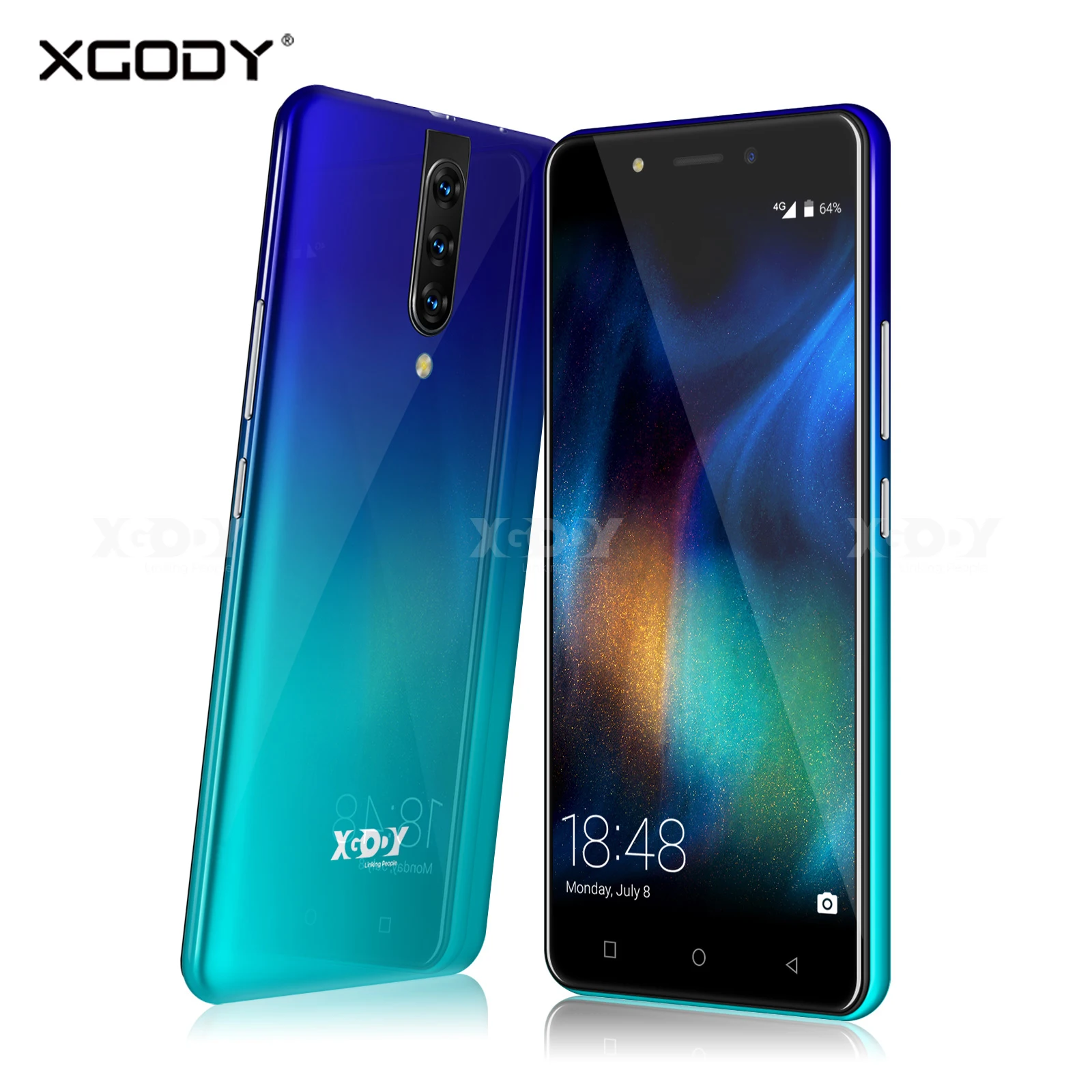 XGODY K20 4G смартфон 5 &quot18:9 Android 9 0 2 Гб ОЗУ 16 ПЗУ MTK6737 четырехъядерный процессор две sim