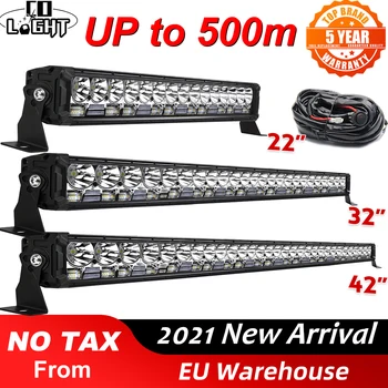 

CO LIGHT 12D 32inch Offroad Led Light Bar 12V 24V COMBO DRL 50000LM Led Work Light Bar for Driving Car Truck 4x4 SUV ATV 12V 24V