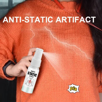 

30ML Antistatic spray Static Remover Sprays for Clothes Lasting Anti-Wrinkle Anti-Sticking Household Chemicals Anti Static Spray