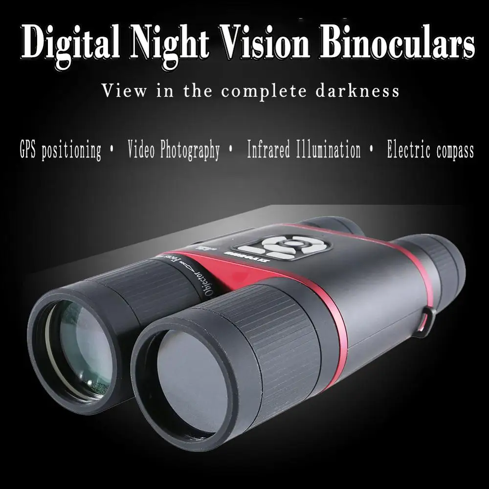 ZIYOUHU Многофункциональный бинокль лазерный ночного видения день и ночь двойного назначения цифровой HD ночного видения очки бинокль Охота