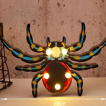 

Halloween Modeling Lamp Night Light Pumpkin Spider Skull Night Lights Battery Powered Decorative Halloween Party Lighting