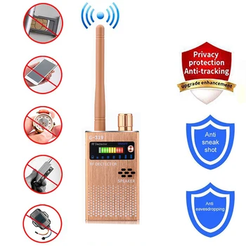 

Wireless RF Signal Detector Cell Phone Detector Full Range Signal Bug Detector Finder GSM Device1-8000 MHz