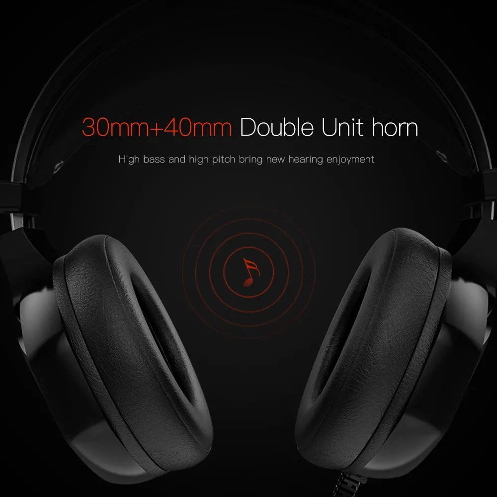 V9 USB 7.1 Stereo Wired Gaming Headphones LED Game Headset with Mic Voice Control For PS4 PC Laptop Computer Gamer Wired Headset