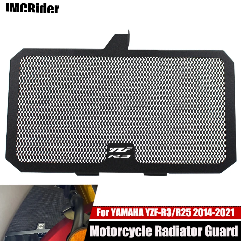 

Для Yamaha YZFR3 YZFR25 YZF R3 R25 2014 2015 - 2019 2020 2021 аксессуары для мотоциклов Защитная крышка радиатора гриля