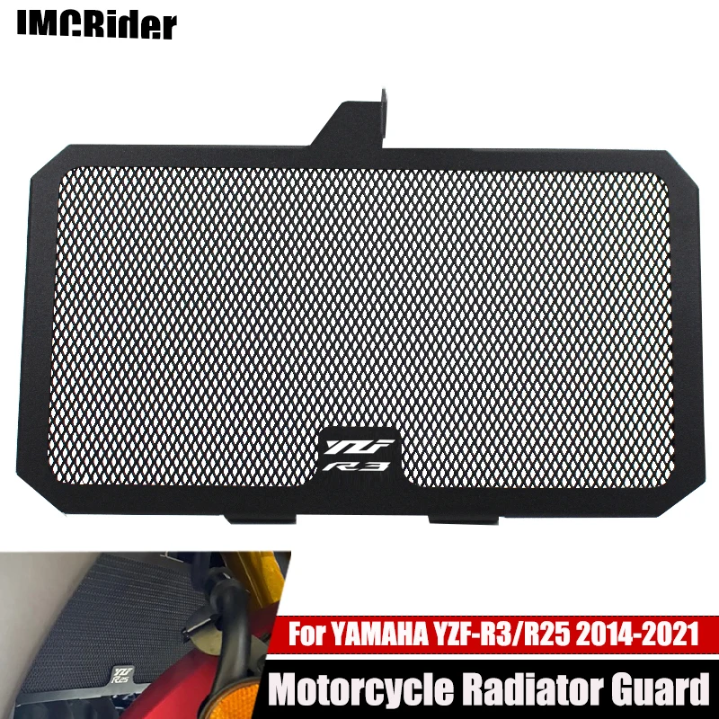 Motorcycle Radiator Guard Grill Cover Protector Fit Yamaha YZF-R3 R3 2015-2019