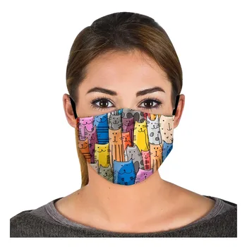 

5pc Windproof Face Mask Breathable Face Shield Face Shield Reusable Cloth Mouth Mask Washable mondmaskers mascarilla lavable