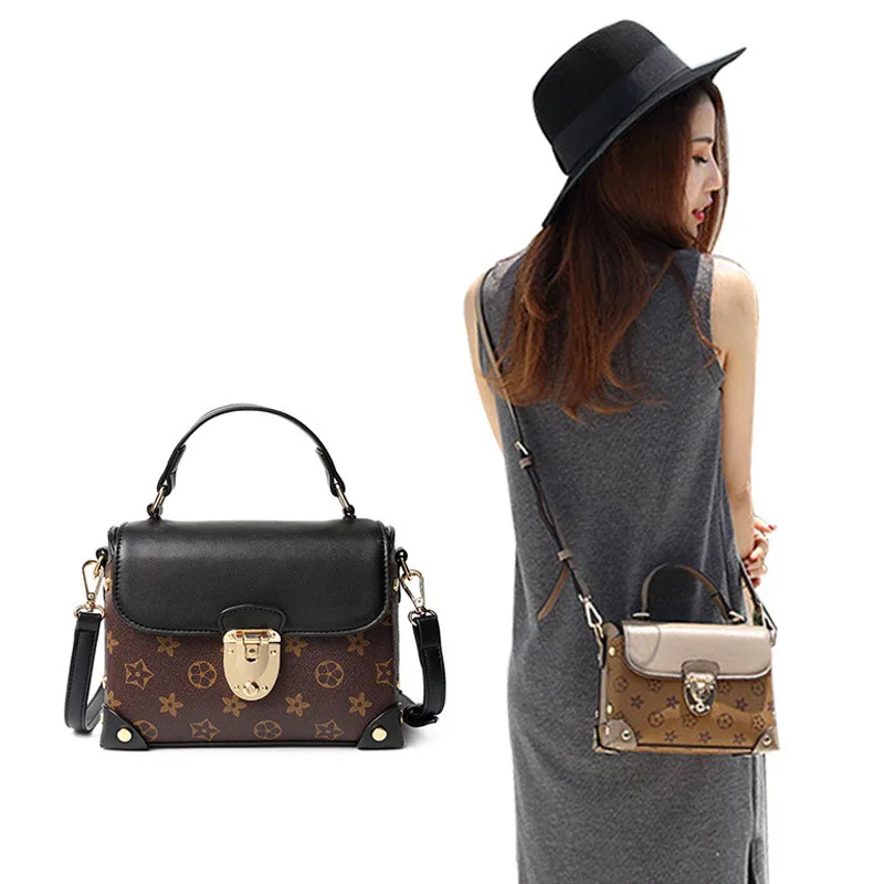 

Spring And Summer 2019 New Style Handbag Printed Bag Europe And America Shoulder Bag Over-the-shoulder Bag WOMEN'S Bag Fashion a