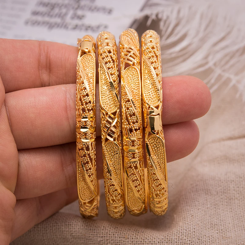 WANDO браслеты для женщин золотого цвета и из Дубая африканские мужские женские