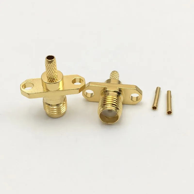 1 шт. IPX U.fl IPEX SMA / RP женский 2 отверстия фланец крепления Панель Джек RG178