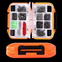 12 сеток, 191 шт., водонепроницаемый поворотный Рыболовный ящик для снастей, включает в себя защелку, Вертлюг, хвостовое кольцо, рыболовные инструменты, набор аксессуаров