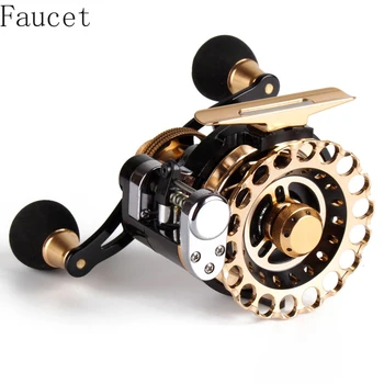 

op-Quality Full Metal Fishing Raft Saltwater Fly Fishing Reel 10+1BB 2.6:1 Left/Right Hand Optional Bait Casting Ice Fish Wheel