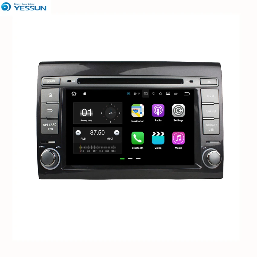 YESSUN для Fiat Bravo 2007 ~ 2012 Android автомобильная навигация GPS Аудио Видео Радио HD сенсорный
