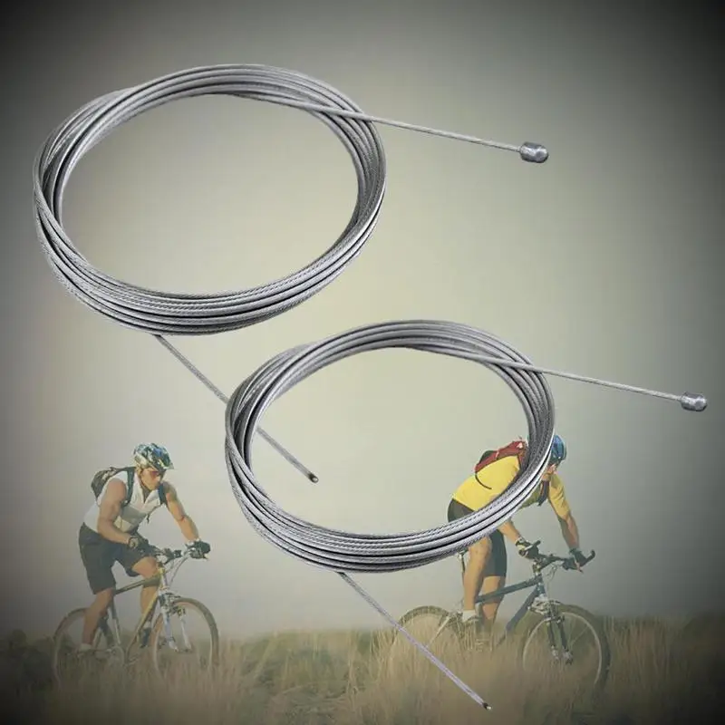 

2pcs Stainless Steel Mountain Bike Shifting Line Speed Control Line Road Bike Shifting Wire Core Shifting Inner Line