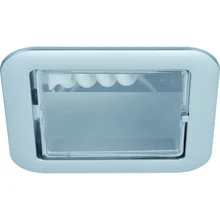 92006 Светильник встраиваемый, 1х9W, хром матовый