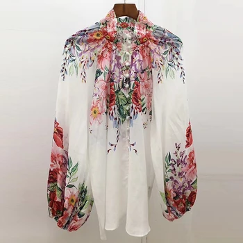 

women top flower blouse 2020 summer women shirt long sleeve women tops and blouses ladies