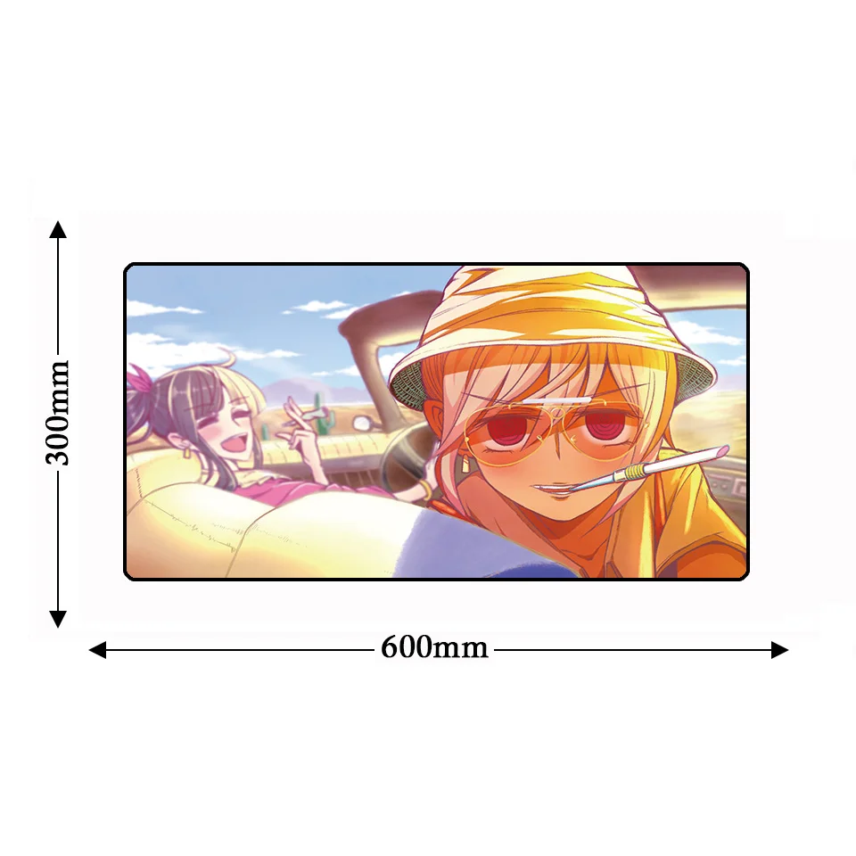 Mausunterlage tapis de souris аниме XL Lockedge игровой компьютерный коврик для мыши геймерский резиновый противоскользящий коврик клавиатура стол коврик для мыши