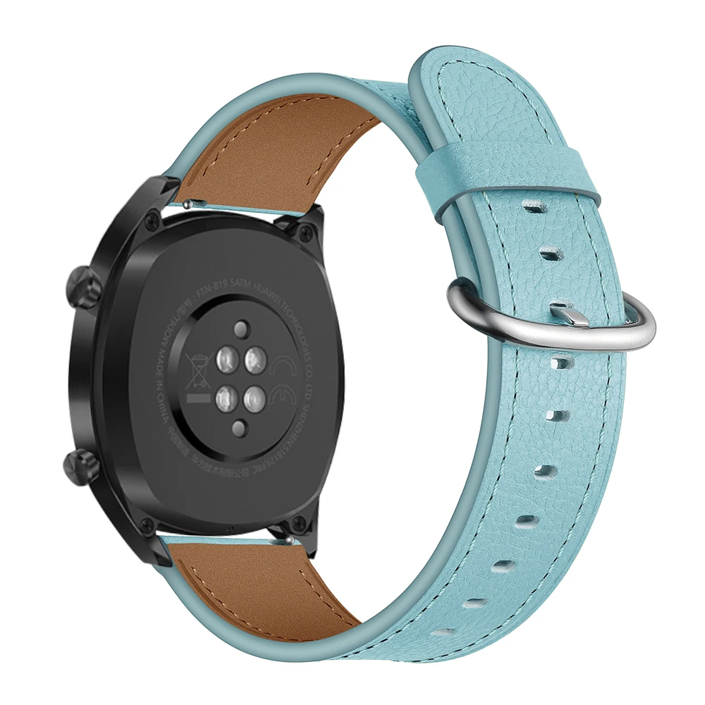 UEBN 22 мм кожаный браслет для HUAWEI Watch GT 2 46 мм наручный ремешок HONOR Magic для samsung gear S3 Classic& Frontier Ремешки для наручных часов