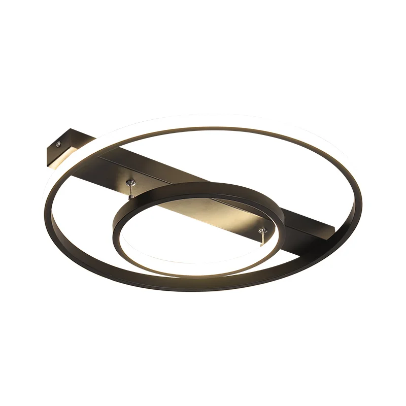 Modern LED Ceiling light for Living room bedroom Surface mounted Metal LED Round circle rings Lustre Avize LED Ceiling Lamp