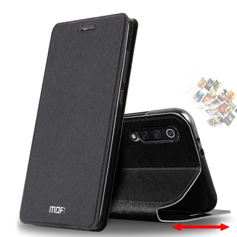 Mofi Slim Flip Cases For Xiaomi Mi 9 Lite Se 9T Pro A3 CC9 CC9E Case Note 10 / Cover PU Leather + TPU Funda Coque | Мобильные