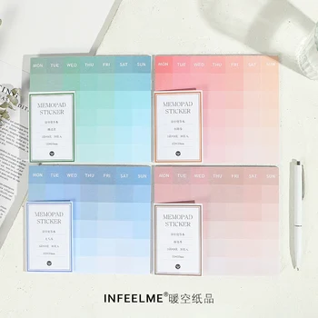 

20 set/lot Memo Pads Sticky Notes Daily payment series diary Scrapbooking Stickers Office School stationery Notepad