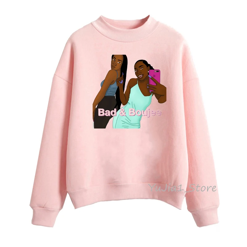 Y11110P Vogue the melanin bunch толстовки женские черные девушки лучшие друзья ТВ шоу уличная забавная графическая толстовка с капюшоном женская одежда - Цвет: Y11110P