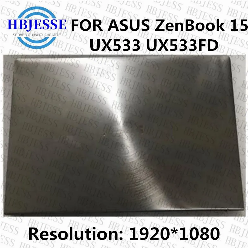 

Оригинальный 15,6 ''ноутбук в сборе с крышкой 1920X1080 для ASUS ZenBook 15 UX533 UX533FD Полный ЖК-экран в сборе не подходит для UX533FTC