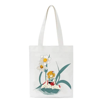 

Universal Shopping Bag Large Capacity Cotton Blend Solid Tote Eco Freindly Multipurpose Reusable Natural Storage School