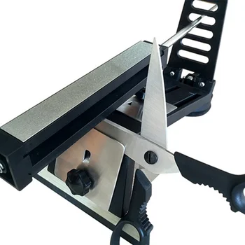 

Kitchen Sharpening Stone Grinder knives Professional Fixed Angle Diamond Sharpener With 3 Sharpening Stones 2 2 2 2 1